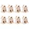 8 Pack: 8.5" Two Story Cottage Birdhouse by Make Market®